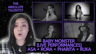 ★ REACTION ★ BABYMONSTER [LIVE PERFORMANCES]: (#4) ASA + (#5) RORA + (#6) PHARITA + (#7) RUKA