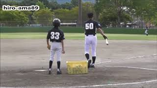 《中学硬式》　福山西ボーイズ　【シートノック】　20190907