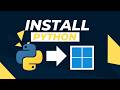 How To Install Python On Windows 11/10