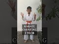 karate counting in japanese 1 to 10 karate karatetraining karatesir