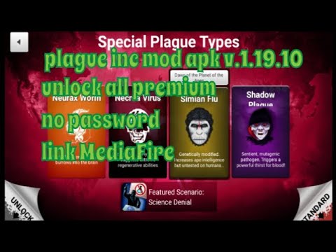 plague inc mod apk v.1.19.10 desbloquear todo premium #nopassword #freedownload #mediafıre #modapk