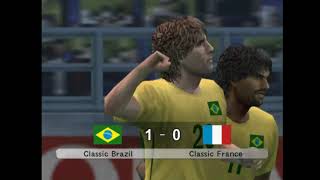 Brazil vs France มันส์ (คู่หยุดโลก เกมส์บอลในตำนาน)