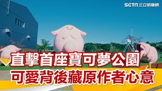 6公尺高吉利蛋溜滑梯！直擊首座寶可夢公園　可愛背後藏原作者心意｜三立新聞網 SETN.com