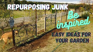 Repurposing Junk  - Getting Creative In the Garden