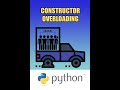 Python - How to Create Multiple Class Constructors
