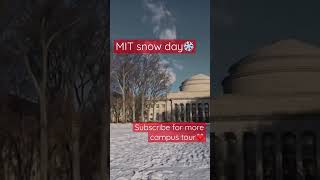 ❄️MIT Snow Day❄️ Campus Tour