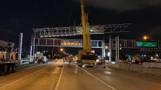 I-95 OVERHEAD SIGN STRUCTURE INSTALLATION