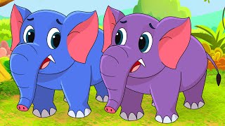 🐘 Ek Mota Hathi | एक मोटा हाथी | Hindi Rhymes for Kids | Fun For Kids TV Hindi