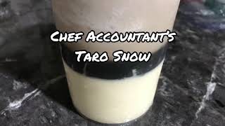 NO WINTER SEASON, NO PROBLEM Taro Snow with Black Pearl