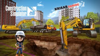 CCCL Campaign_3_1 Business District Parking Garage👷🏻‍♀️| Construction Simulator | KriSar Gaming