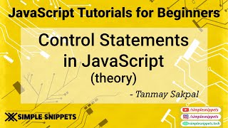 10 - If-Else-Else if Control Statements in JavaScript | JavaScript Programming for Beginners