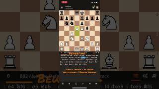 Schach lernen die Aljechin Verteidigung 4 Bauern Angriff Part 2 #chess #schach #tutorial #openings