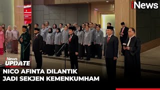 Eks Kapolda Jatim Nico Afinta Dilantik Jadi Sekjen Kemenkumham