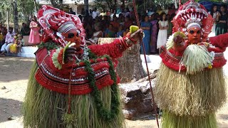 വിഷ്ണുമൂർത്തി ദൈവം | പുത്തൻപുരയിൽ ശ്രീ ഭൈരവാദി പഞ്ചമൂർത്തി ക്ഷേത്രം, നിള്ളങ്ങൽ #travel #theyyam