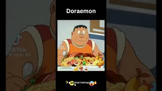 doraemon dinner Challenge #foodie #eatingshow #yummy #tasty #food #eating #shorts #asmr #mukbang 😋