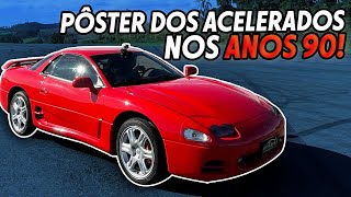 ROLÊ COM O MITSUBISHI 3000GT! Aceleramos o carro INSANO que era a Ferrari Japonesa dos anos 90