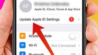 How to Fix Update Apple ID Settings on iPhone | Update Apple ID Settings iPad | Stuck Problem iPhone