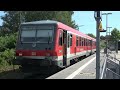 🚇 vt 628 gÄubodenbahn rb 32 ein und ausfahrt in bogen 046