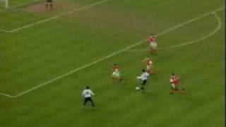 Football Manchester United Vs Arsenal Wednesday 14th April 1999  Giggs Solo Goal