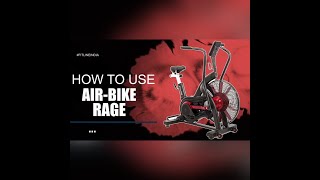 FitLine - Air Bike (Rage) | How to Use? | HIIT Workout | Cardio Workout