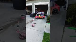 MUSTANG BOYS Set Up For A Car Show Like Dad