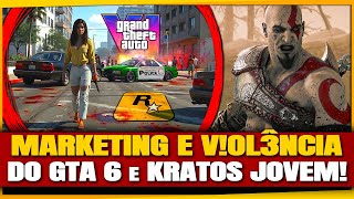 NOVAS VAGAS na ROCKSTAR para MARKETING GTA 6 + Violência no GTA! / GOW de volta na GRÉCIA!