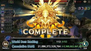 King's Raid - World Boss 1 - 3.5T - feat Kara (WB1)