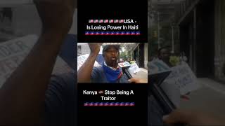 Haiti Protests against Kenya of being a traitor #haiti #kenya #ktwnews #viral #shorts #shortvideo