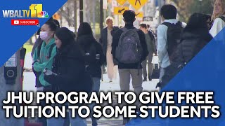 JHU program offers free tuition for qualifying students