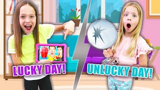 It's Addy's LUCKY Day !!! (Collins Key Mystery Challenge Wheel Game)