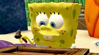 Spongebob Hammers a Nail