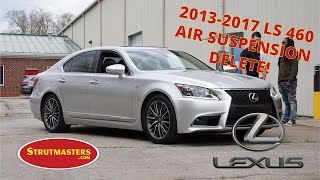 2013-2017 Lexus LS 460 Front Suspension Conversion Kit Installation By Strutmasters