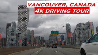 Vancouver, British Columbia, Canada | 4k Driving Tour | Dashcam