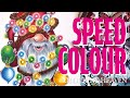 ENCHANTING Christmas Gnomes SPEED COLOURING | Festive designs from Christmas Gnomes Special