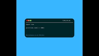 Python Time - Convert time to milliseconds