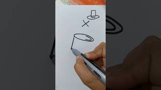 How To Draw Top Hat Step by Step #shorts #shortsfeed