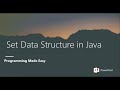 Sets in Java | Set data Structure