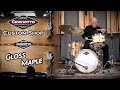 Craviotto Custom Shop Bop Drum Kit - Gloss Maple with Mahogany Inlay