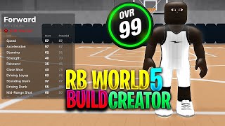 RB WORLD 5 Added MYPLAYER...My First Build! (Roblox)