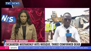 TVC News' Ayomide Ajeigbe Gives Update On Collpase Of Mosque In Lagos