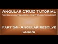 Angular resolve guard
