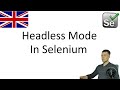 Headless Mode in Selenium Web Driver [ENGLISH]