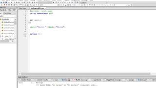 C++ Tutorial 2 - Your first program "Hello World" in CodeBlocks- YouTube
