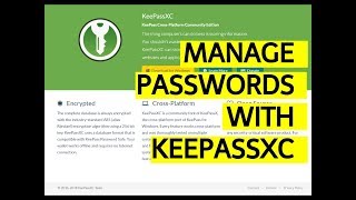 KeePassXC, Free, Open Source Password Manager