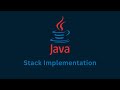 Simple Stack Implementation with Java