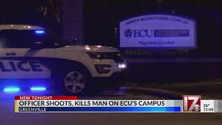 Officer fatally shoots armed man at ECU