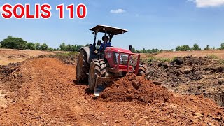 SOLIS 110HP คอยปรับปรุงทางให้ทีมสิบล้อวิ่งดินได้สะดวก Tractor EP.596