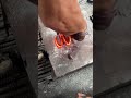 handmade process of fire tongs