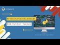 Python for Beginners # 08 - Python Tuples