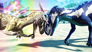 Cryo Vs Deino | Cryolophosaurus Vs Deinonychus - Jurassic World Evolution (Dinosaur King Mod)